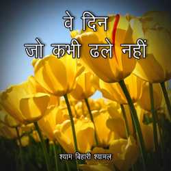 Shyam Bihari Shyamal द्वारा लिखित  we din jo kabhi dhale naheen बुक Hindi में प्रकाशित