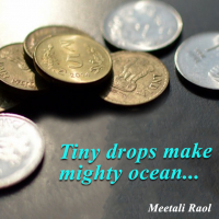 Tiny drops make mighty ocean