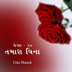 તમારા વિના - 20 by Gita Manek in Gujarati