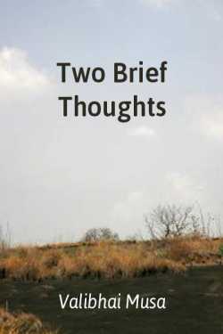 Two Brief Thoughts by Valibhai Musa
