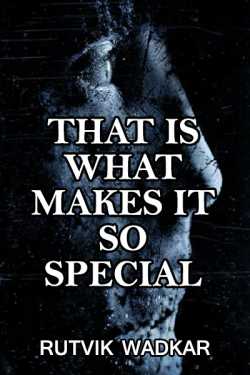 THAT IS WHAT MAKES IT SO SPECIAL by Rutvik Wadkar in English