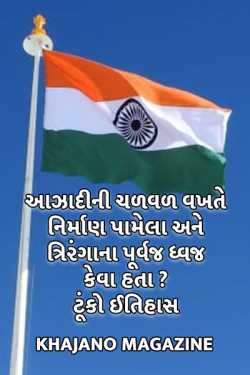 Brief History of Indian Flags by Khajano Magazine in Gujarati