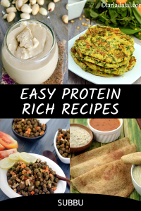 EASY PROTEIN RICH RECIPES