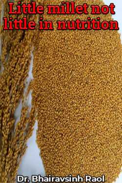Little millet not little in nutrition by Dr. Bhairavsinh Raol in English