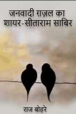 राज बोहरे द्वारा लिखित  जनवादी ग़ज़ल का शायर-सीताराम साबिर बुक Hindi में प्रकाशित