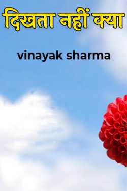 दिखता नहीं क्या by vinayak sharma in Hindi