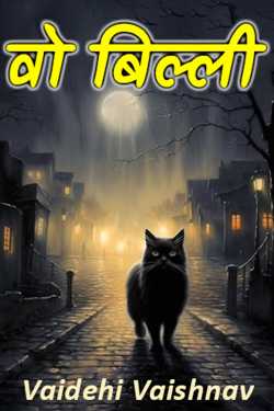 Vaidehi Vaishnav द्वारा लिखित  वो बिल्ली - 1 बुक Hindi में प्रकाशित