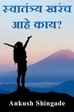 स्वातंत्र्य खरंच आहे काय? by Ankush Shingade in Marathi