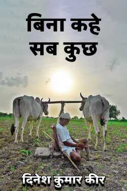 बिना कहे सब कुछ by दिनेश कुमार कीर in Hindi