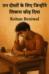 उन दोस्तों के लिए जिन्होंने लिखना छोड़ दिया