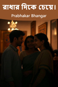 রাধার দিকে চেয়ে।