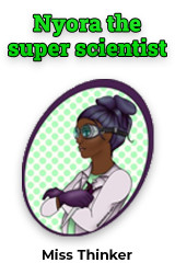 Nyora the super scientist द्वारा  Miss Thinker in Hindi