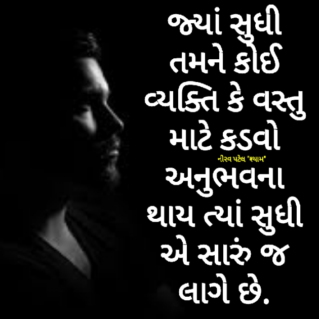 Gujarati Quotes by Nirav Patel SHYAM : 111025786