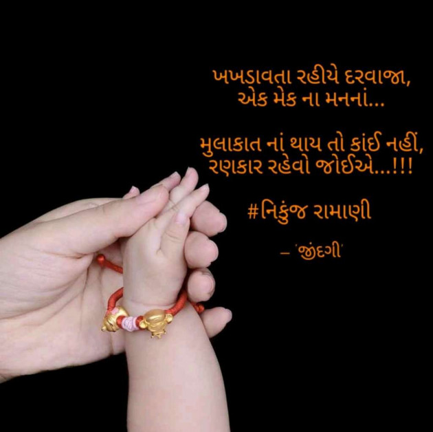 Gujarati Shayri by Nikunj Ramani : 111035071