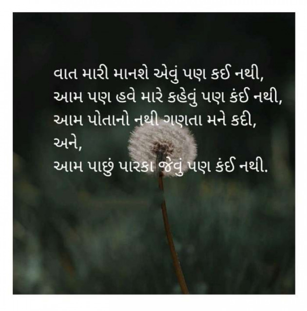 Gujarati Shayri by A friend : 111052544