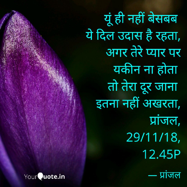 Hindi Shayri by Pranjal Shrivastava : 111055238