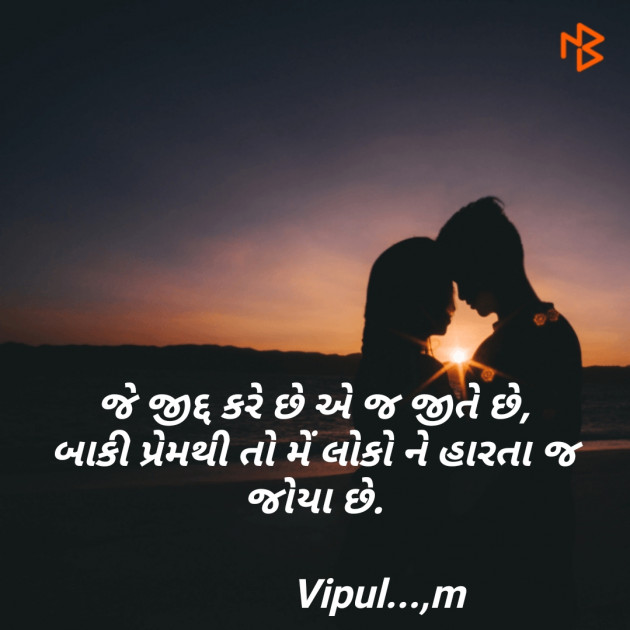 Gujarati Shayri by Modhwadiya Vipul : 111063104