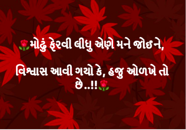 Gujarati Shayri by Miraya Pandya : 111063959