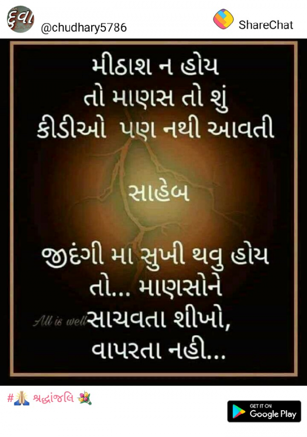 Gujarati Quotes by Bhavin Chhaya : 111066572