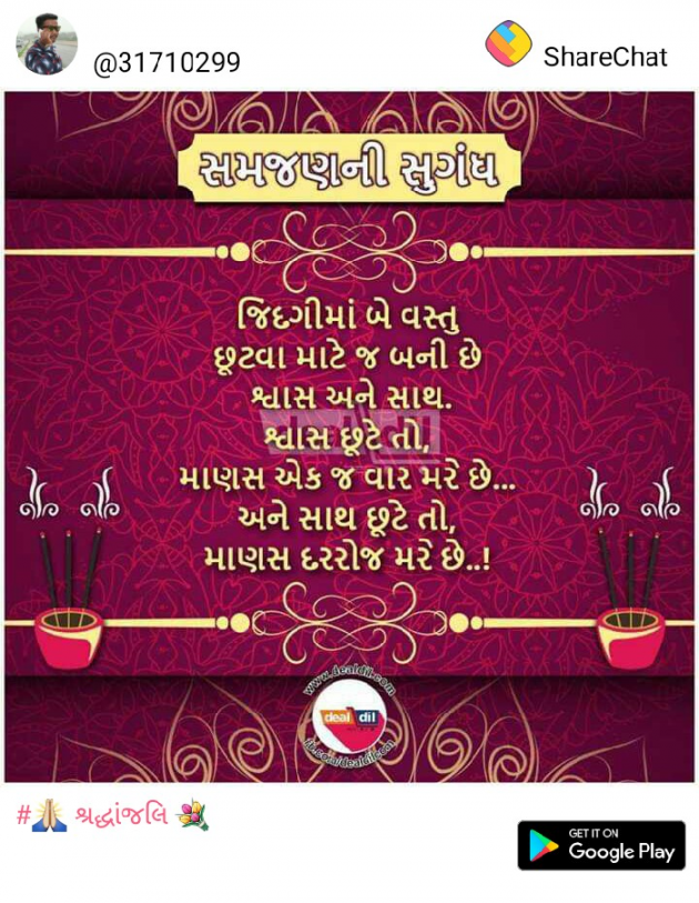 Gujarati Shayri by Bhavin Chhaya : 111069228