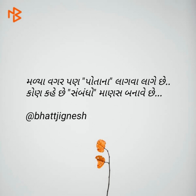 Gujarati Blog by JIGNESH BHATT : 111069755