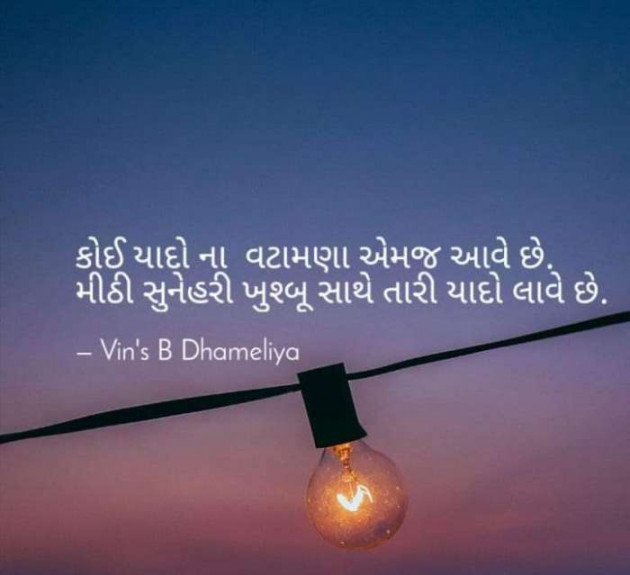 Gujarati Shayri by Vins L B : 111070423