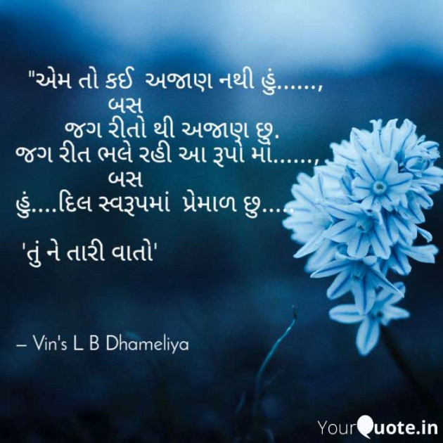 Gujarati Shayri by Vins L B : 111073092