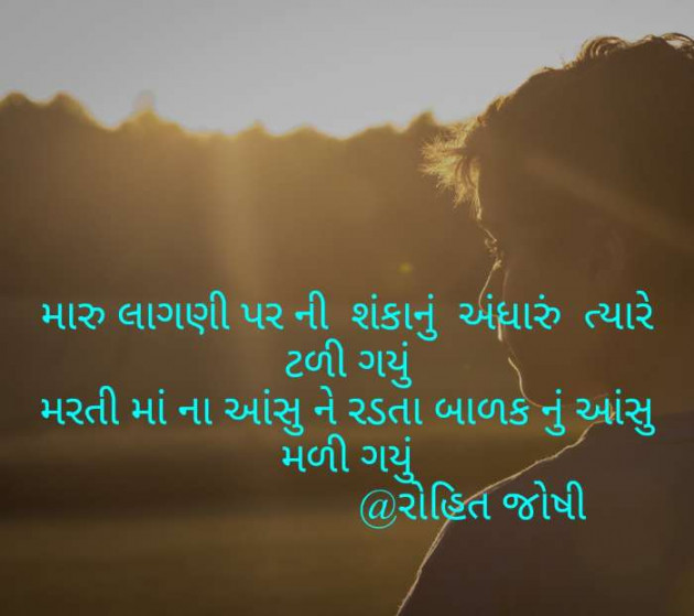 Gujarati Shayri by Joshi Rohit : 111073235