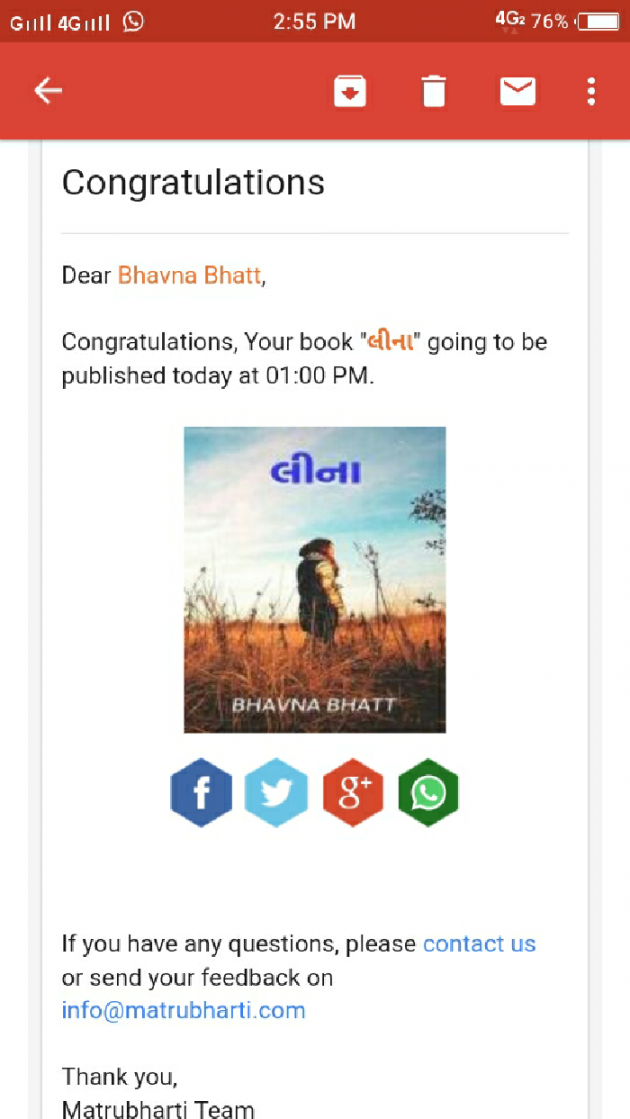 Gujarati Book-Review by Bhavna Bhatt : 111075124