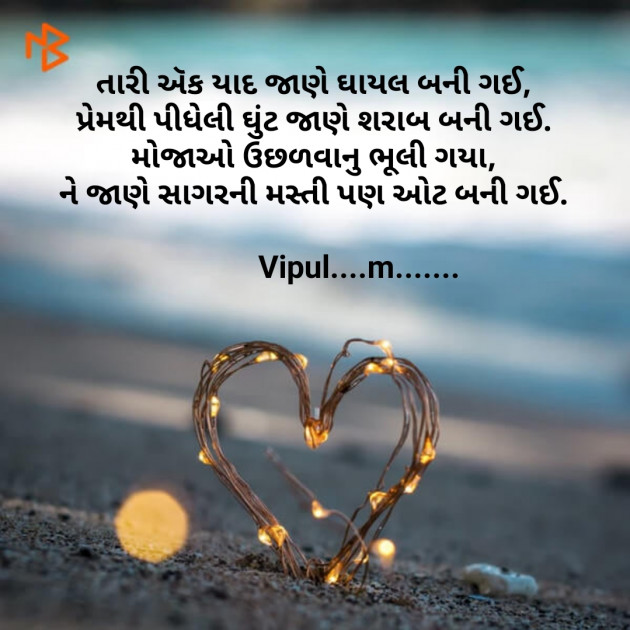 Gujarati Shayri by Modhwadiya Vipul : 111075625