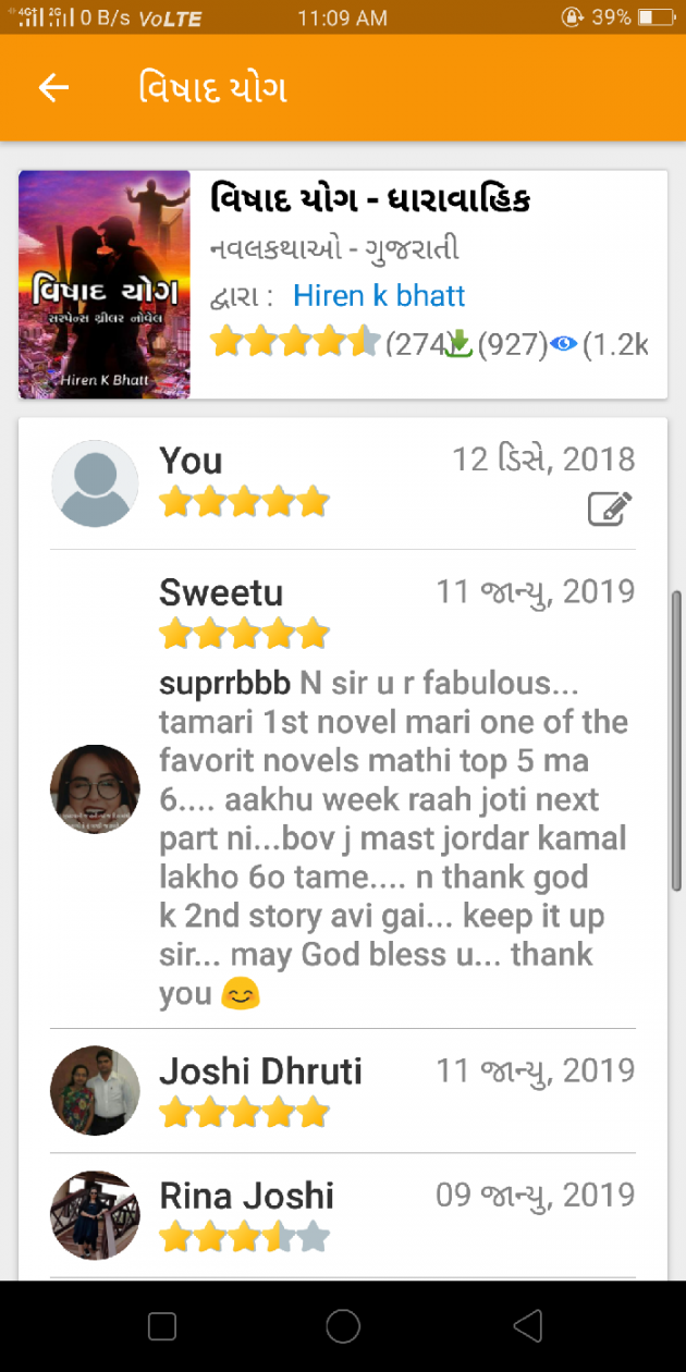 Gujarati Book-Review by hiren bhatt : 111076255