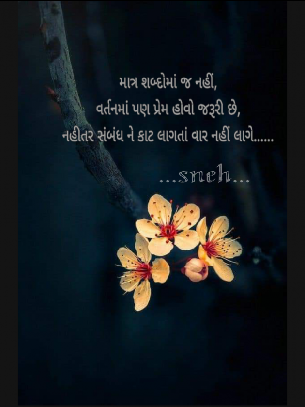 Gujarati Quotes by Sneh Parmar : 111079737