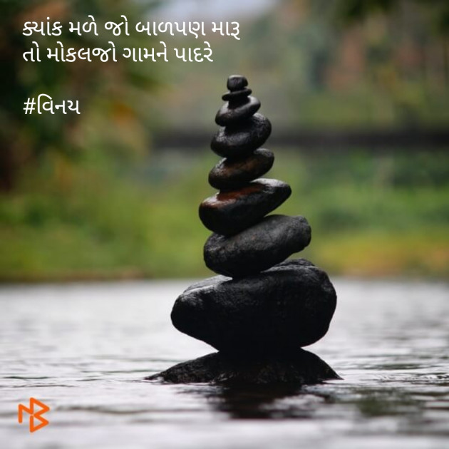 Gujarati Shayri by Patel Vinaykumar I : 111079957