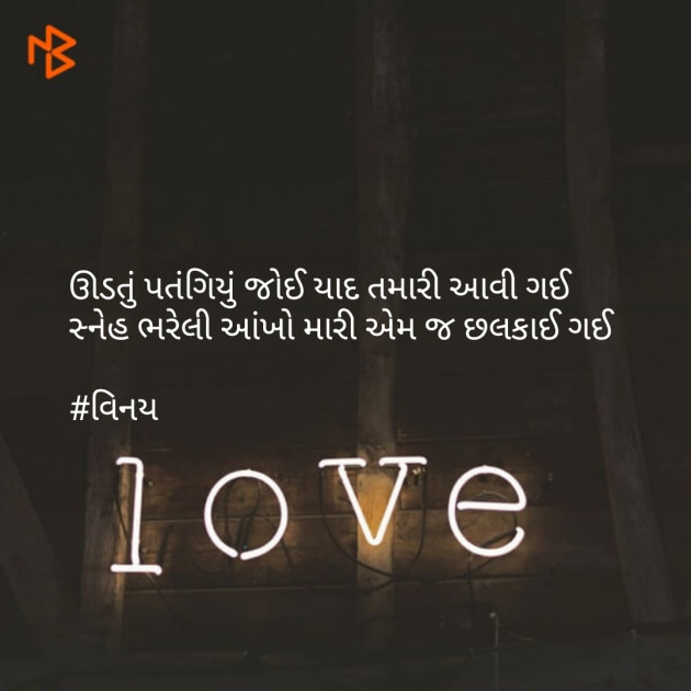 Gujarati Shayri by Patel Vinaykumar I : 111080749