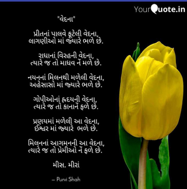 Gujarati Quotes by Purvi Jignesh Shah Miss Mira : 111080783