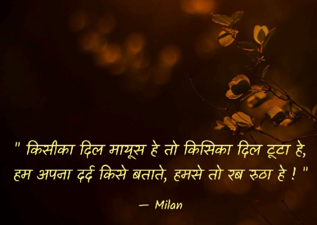 Gujarati Shayri by Milan : 111082748