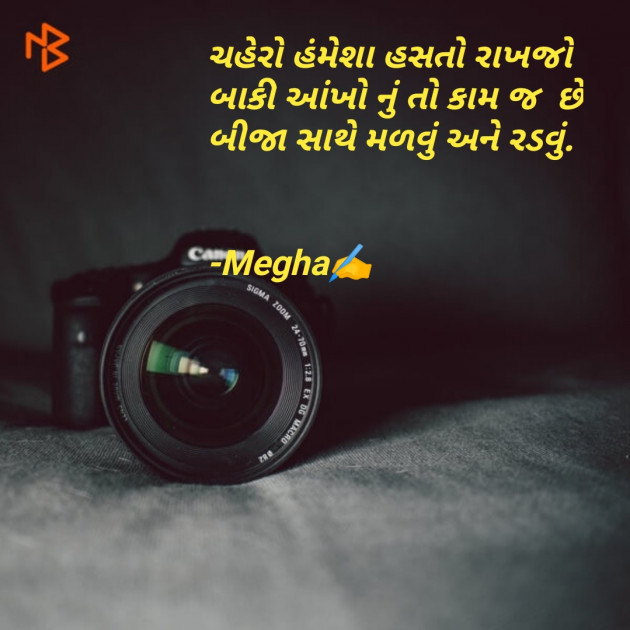 Gujarati Quotes by Megha gokani : 111095112