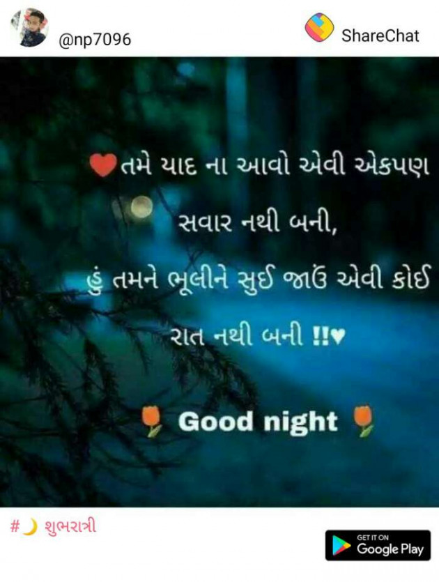 Gujarati Good Night by Jayesh Vaghela : 111100175