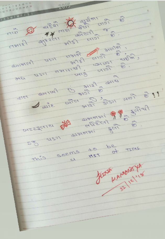 English Thought by RN.Hina Kamaniya : 111105560