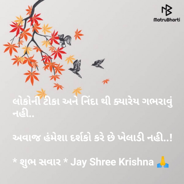 Gujarati Good Morning by SMChauhan : 111107374