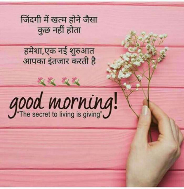 Hindi Good Morning by Bhoomi Surani : 111107488