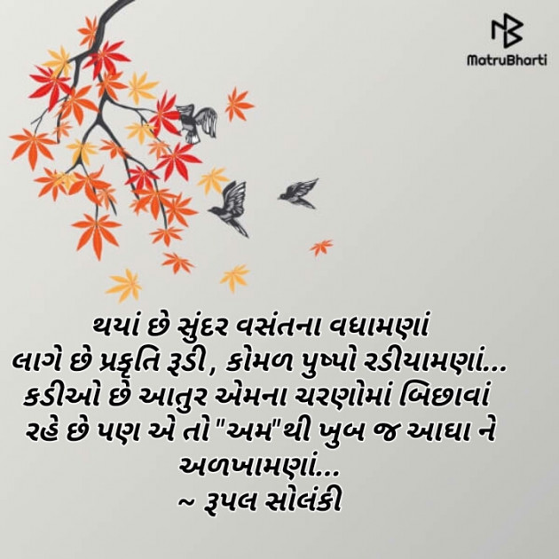 Gujarati Romance by Rupal Solanki : 111114953