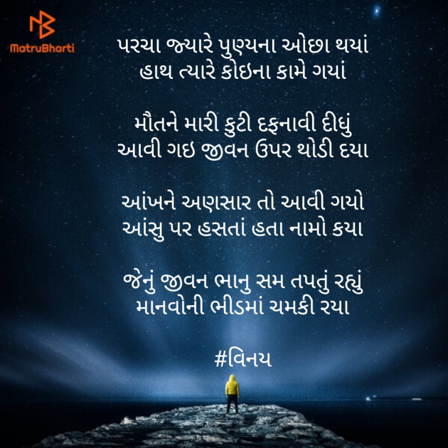 Gujarati Shayri by Patel Vinaykumar I : 111115233