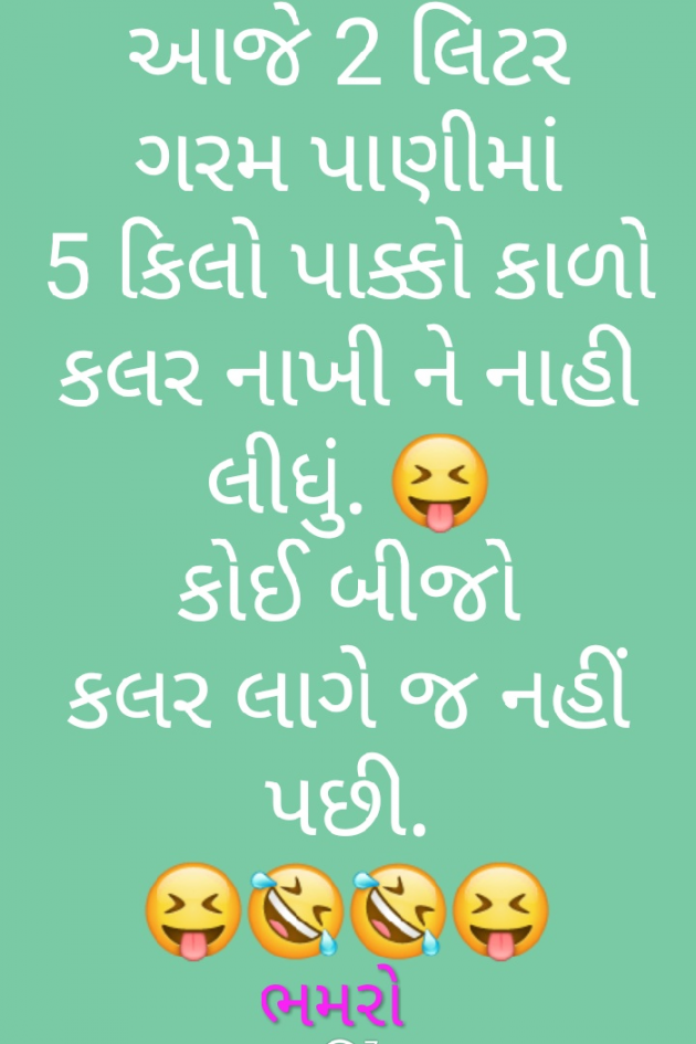 Gujarati Jokes by Bhamro : 111115780