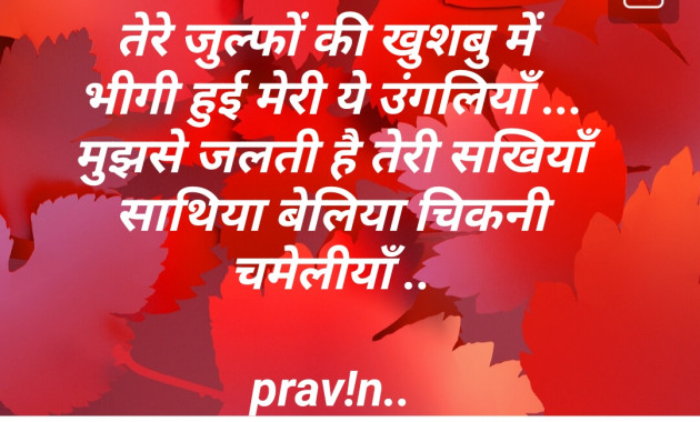 Gujarati Shayri by Pravin.. : 111116683