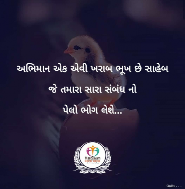 Gujarati Quotes by Vishal Chanchiya : 111119269