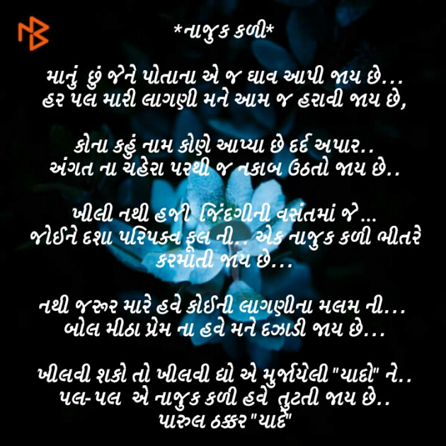 Gujarati Blog by પારૂલ ઠક્કર... યાદ : 111121066