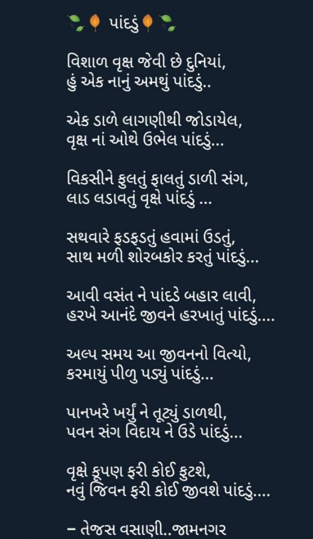 Gujarati Microfiction by Tejas Vasani : 111125912