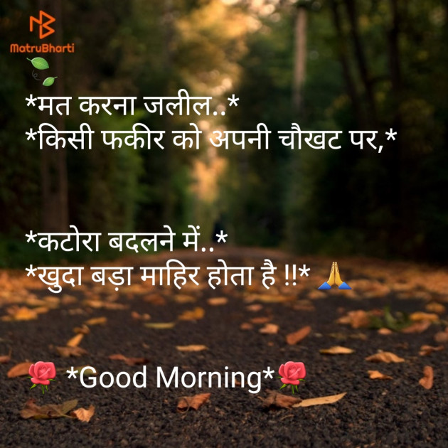 Gujarati Good Morning by Parmar Narvirsinh : 111127943