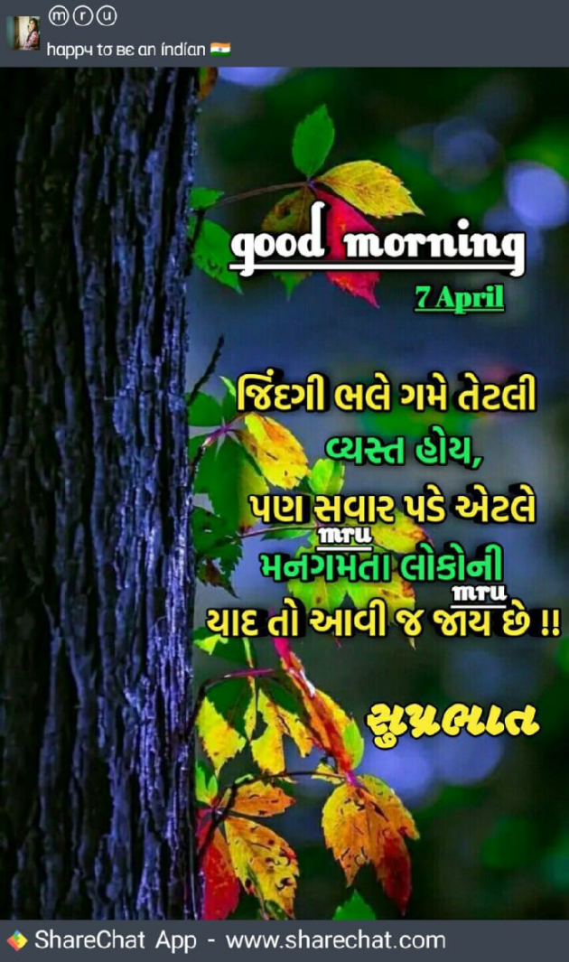 Hindi Good Morning by Dhiren Makwana : 111128753